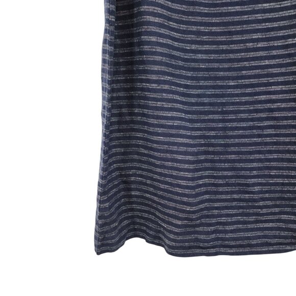 J. Jill Women's 100% Linen Sleeveless Horizontal Stripe A-line Top - M - Picture 4 of 8